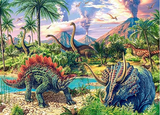 Puzzle Dinosaures - 120 pièces - Castorland 13234-1