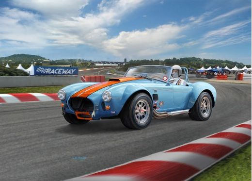 Maquette voiture : Model set 65 Shelby Cobra 427 1/24 - Revell 67708