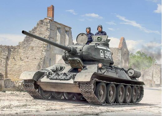 Maquette militaire : Char T34/85 Zavod 112-1944 1/35 - Italeri 6758
