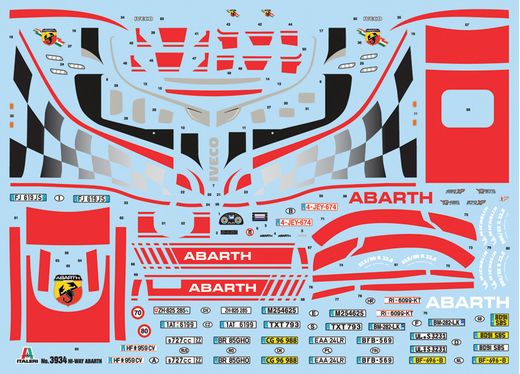 Maquette camion : Iveco E5 Hiway Abarth - 1:24 - Italeri 03934