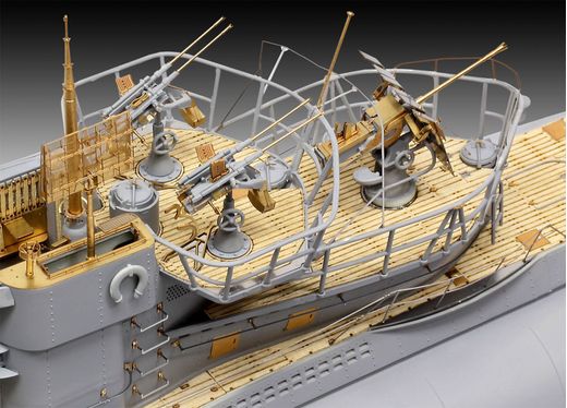 Revell Maquette de sous Marin Allemand Type VII C/41 à Construire, Gris :  : Jeux et Jouets