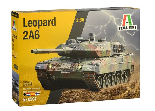 Maquette véhicule militaire : Leopard 2A6 - 1:35 - Italeri 06567 6567