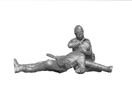 Figurines militaires : Infirmiers sovietiques WWII - 1/35 - Zvezda 3618 03618 - france-maquette.fr