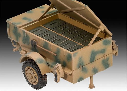Maquette véhicule militaire : sWS Flak Sfl. avec 3,7cm Flak 1/72 - Revell 03293 3293