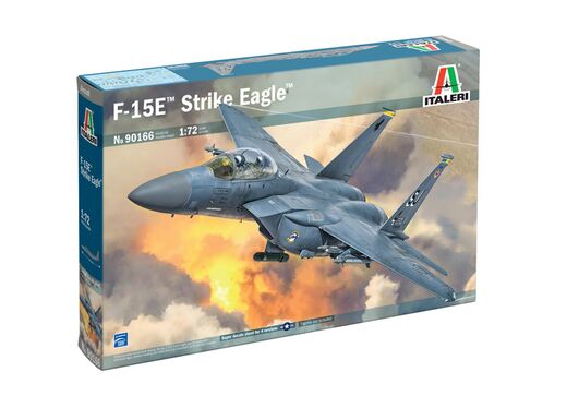 Maquette d'un chasseur militaire : F-15E Strike Eagle 1/72 - Italeri 90166