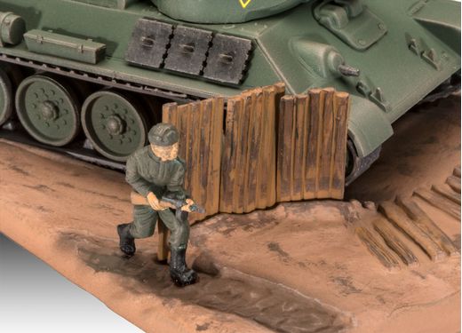 Maquette char : T-34/76 Modell 1940 - 1:76 - Revell 03294, 3294