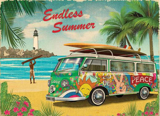 Puzzle Bus Combi Volkswagen  - Eurographics 6000-5619