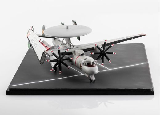 Coffret maquette avion de surveillance : Starter Kit E-2C Hawkeye 1/72 - Heller 58300