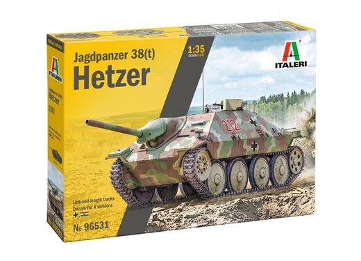 Maquette de char allemand : Jagdpanzer 38(t) Hetzer 1/35 - Italeri 96531