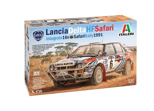 Lancia Delta HF 16v Safari Rally au 1/12 - Italeri 4720