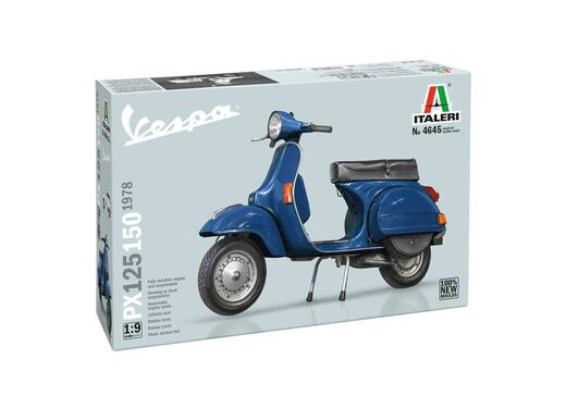 Maquette de moto  : Vespa PX 125/150 (1978) au 1/9 -Italeri 4645 - 04645