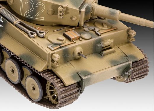 Maquette char d'assaut : Model set PzKpfw VI Ausf. H TIGER - 1/72 - Revell 63262