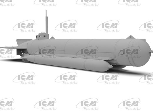 Maquette au 1/72 du sous-marin Type Molch WWII