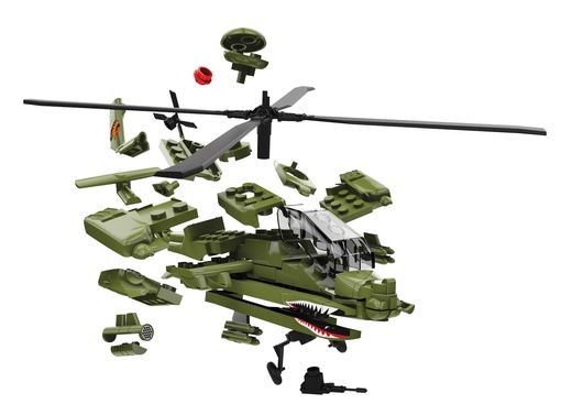 Quick Build - Maquette militaire : Hélicoptère Apache - Airfix J6004