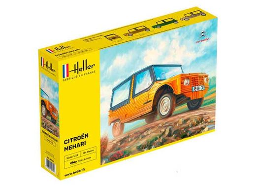 Maquette voiture de collection : Citroën Mehari - 1/24 - Heller 80760