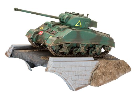 Maquette militaire : 1er Set Diorama - Sherman Firefly - 1:76 - Revell 03299 3299