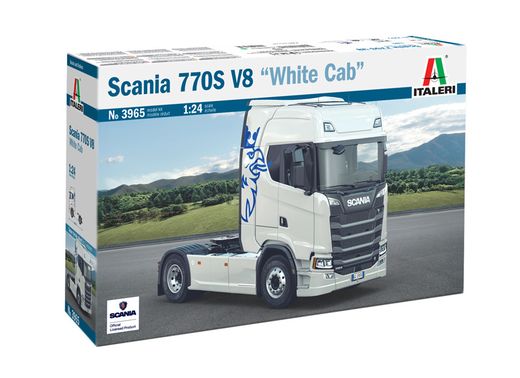 Maquette camion : Scania 770 S V8 "White Cab" 1/24 - Italeri 3965