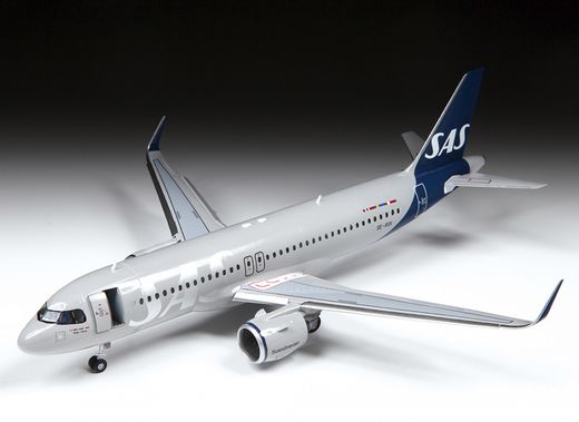 Maquette d'avion civil : Airbus A320 neo - 1/144 - Zvezda 7037 07037