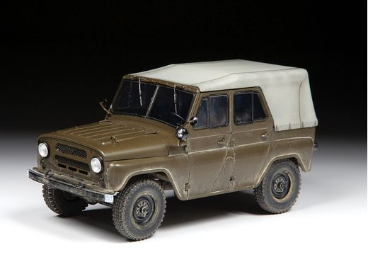 Maquette militaire : UAZ-469 4X4 sovietique 1/35 - Zvezda 3629