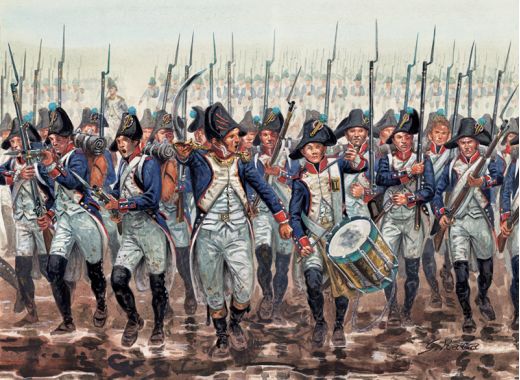 Figurines : Infanterie Française 1800-05 1/72 - Italeri 06092 6092