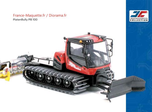 Miniature PistenBully -JC- 100 à l'échelle 1:43
Réplique officielle PistenBully 100 à l'échelle 1:43