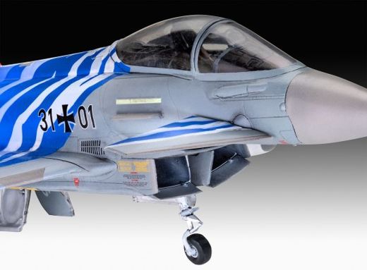 Maquette avion : Model Set Eurofighter Typhoon "The Bavarian Tiger 2021" - 1/72 - Revell 63818