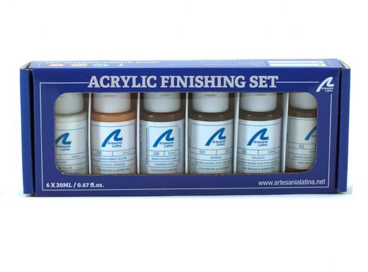Ensemble de peintures maquette : Pack peinture finition - Artesania Latina 277PACKB3