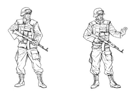 Figurines militaires : Soldats Tcheque KFOR 1/35 - CMK 35173