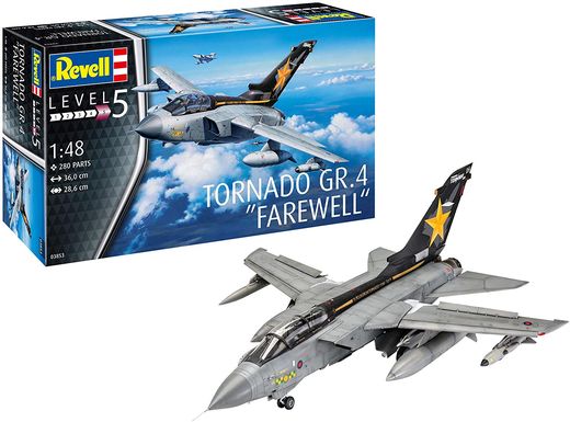 Maquette avion : Tornado GR.4 "Farewell" - 1:48 - Revell 03853, 3853