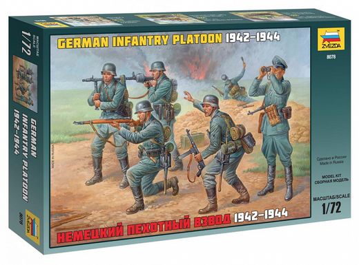 Figurines militaires : Infanterie allemande 1/72 - Zvezda 8078