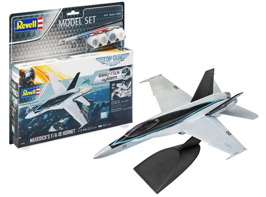 Maquette Model set F/A-18 Hornet Top Gun Easy-click 1/72 - 1:72 - Revell 64965