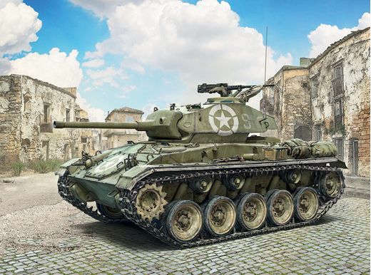 Maquette véhicule militaire : M24 Chaffee 1/35 - Italeri 6761 06761