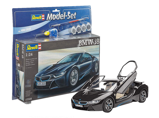 Maquette de voiture : Model set BMW i8 - 1/24 - Revell 67008