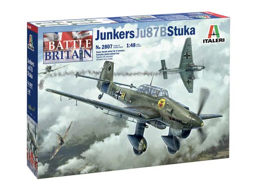 Maquette avion militaire : Junkers Ju87B Stuka - 1/48 - Italeri 02807 2807