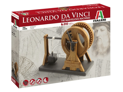 Maquette à thème : Grue à levier de Léonard de Vinci - Italeri 03112 3112