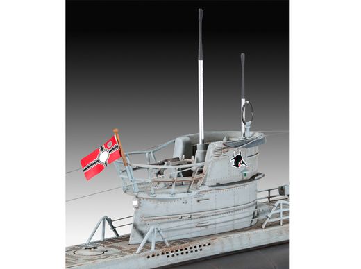 Maquette sous-marin : Coffret Cadeau Film "Das Boot" 40e Anniversaire - 1:144 - Revell 05675, 5675