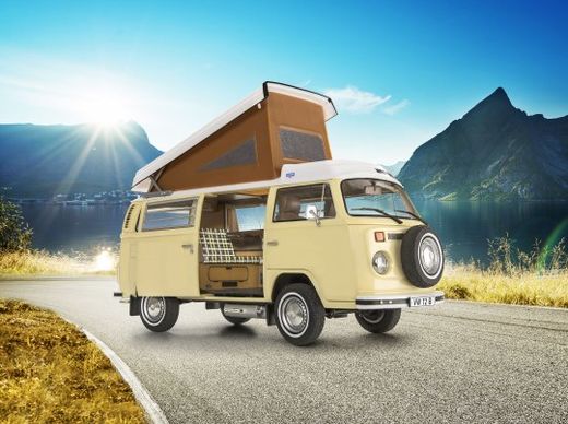 Maquette voiture : Easy-Click Vw T2 Camper - 1:24 - Revell 07676 7676