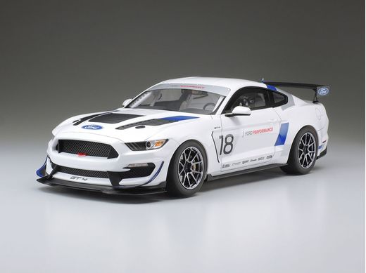 Maquette voiture de sport : Ford Mustang Gt4 - 1:24 - Tamiya 24354 - france-maquette.fr