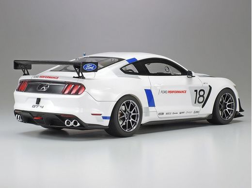 Maquette voiture de sport : Ford Mustang Gt4 - 1:24 - Tamiya 24354 - france-maquette.fr