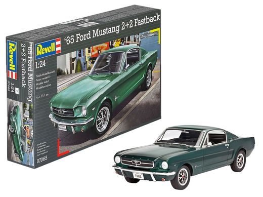 Maquette de voiture : 1965 Ford Mustang 2+2 Fastback - 1/24 - Revell 07065