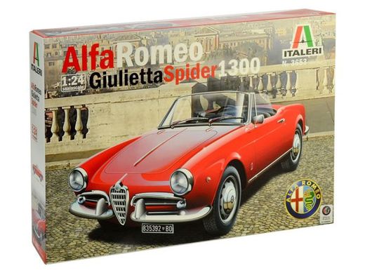 Maquette Alfa Roméo Giulietta Spider 1300 - 1:24 - Italeri 3653 03653