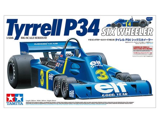 Maquette voiture de course : Tyrrell P34 1/12 - Tamiya 12036