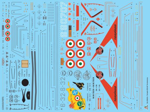 Maquette avion militaire : Tornado IDS 40e anniversaire 1/32 - Italeri 2520