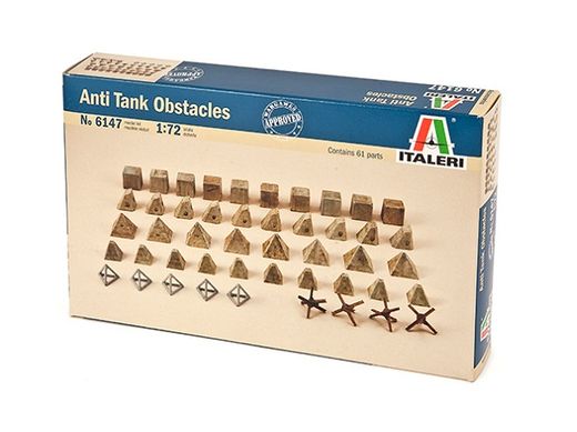 Italeri 6147 : Obstacles anti-chars (Anti-tank Obstacles)