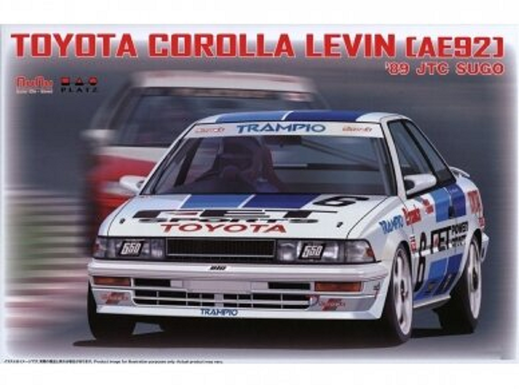 Maquette voiture : Toyota Corolla Levin AE92 '89 JTC SUGO 1/24 - Nunu PN24039