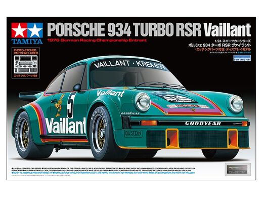 Maquette voiture : Porsche 934 Turbo Rsr Vaillant 1/24 - Tamiya 24334