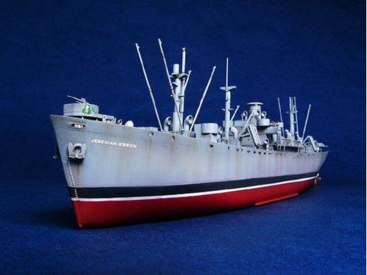 Maquette navire militaire : Liberty Ship S.S. Jeremiah O'Brien - 1/350 - Trumpeter 5301