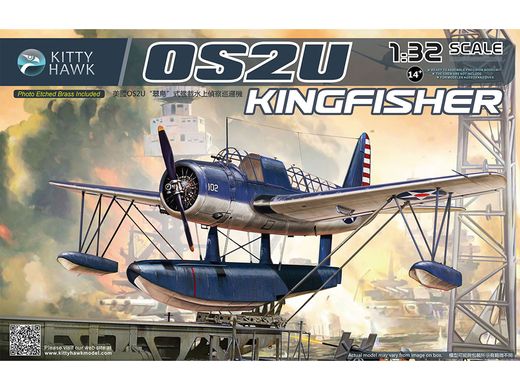 Maquette Hydravion Vought OS2U Kingfisher (martin-pêcheur) 1:32 - Kitty Hawk 32016