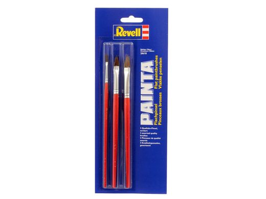 Set de 3 pinceaux plats - Revell 29610