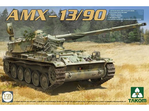 Char léger français AMX-13/90 1978 - Takom 02037